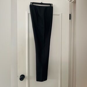 Silk Carlisle Midnight Black Straight Leg Pants